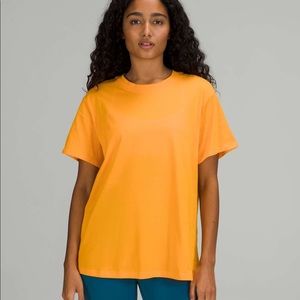 Lululemon All Yours Tee in Clementine Size 4